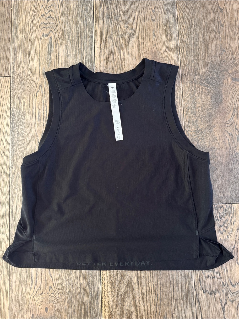 Lululemon Performance Black Sleeveless Tank Top Size 2